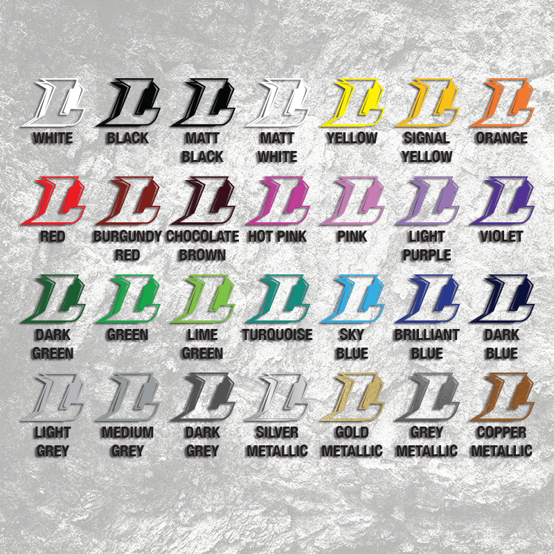 3x Custom MX Race Plate Number Type#4
