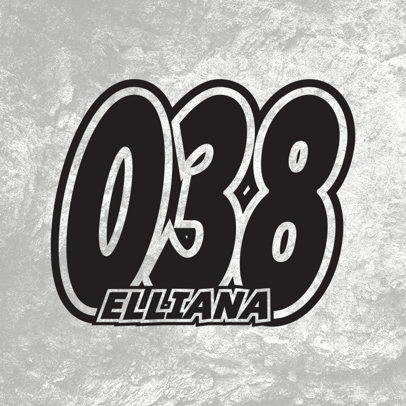 3x Custom MX Race Plate Number Type#13