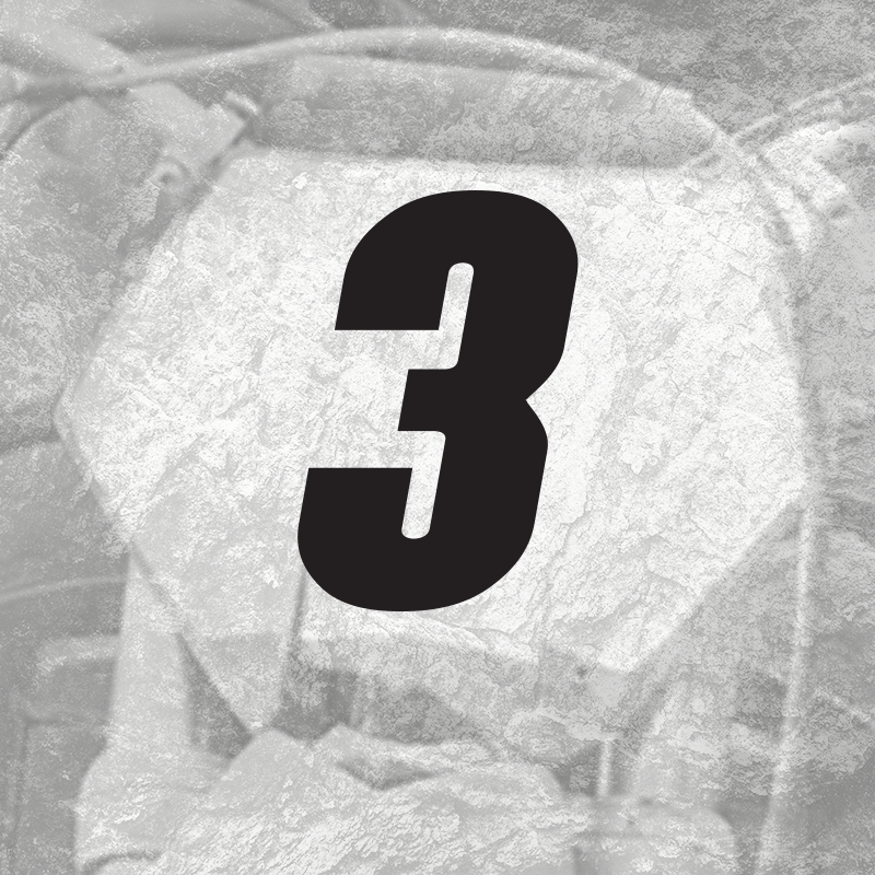 3x Custom Dirt Bike Plate Number Type#5