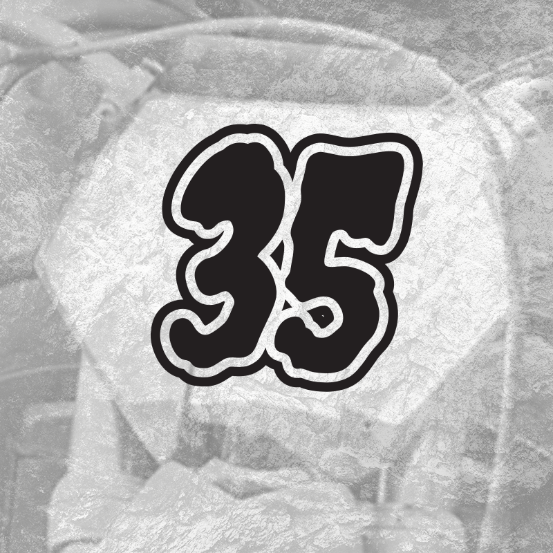 3x Custom Dirt Bike Plate Number Type#8