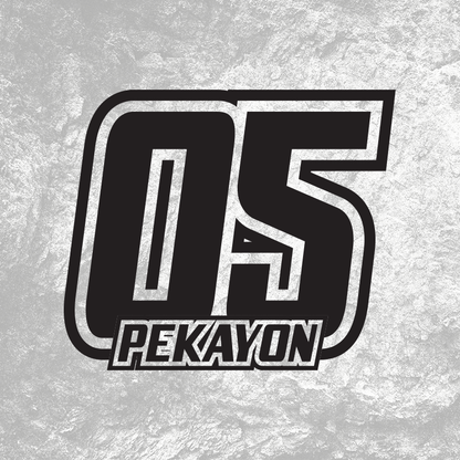 3x Custom MX Race Plate Number Type#15